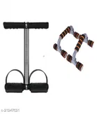Single Spring Tummy Trimmer with Push-Up Handles 