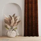 Present Leaf Velvet Curtains Set Of 1