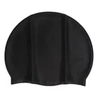 Premium Silicone Swim Cap Swimming Cap for All Ages Swimming Cap (Black)