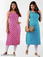 Crepe Kurtis for Women 