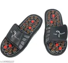 Acupressure Massager Slipper (Black, 5)