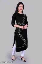 Rayon Printed Kurti for Women 