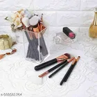 Professional Complete Makeup Brush Set with Pouch - Includes 15 Face and Eye Makeup Brushes Kit