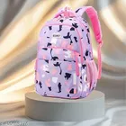 Polyester Backpack Bag, Purple