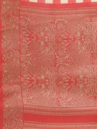 SVB चेक प्रिंटेड खादी साड़ी 