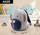 Elephant Toddler Bag Plush Mini Travel Bag for Baby Girl Boy 
