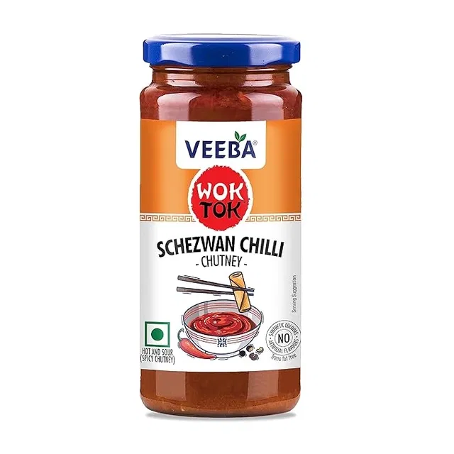 वीबा वोक टोक शेज़वान चिल्ली चटनी 250 g (जार)