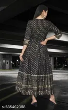 Acrylic Kurti for Women, Black 