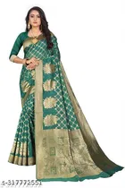 Cotton Zari Woven Saree for Women 