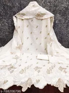 Punjabi/All Over Suits Embroidered Floral Semi-Stitched Suits 