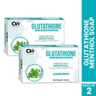 Co-Luxury Glutathione Menthol Skin Brightening Bathing Soap (100 g, Pack of 2)