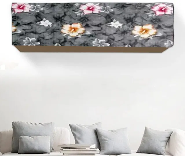 PVC Printed AC Cover (Multicolor, 1.5 Ton)