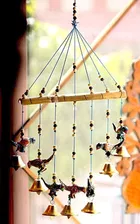 KC Arts Birds Windchime 27 inches Pack of 1