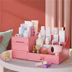 ABS Plastic Makeup Organizer with Drawers (Multicolor)