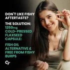 CARBAMIDE FORTE Flaxseed Oil Capsules 1250mg Cold Pressed with Omega 3 6 9 | Alsi Seeds Capsules 