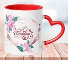 Bride Loading Printed Heart Handle Mug Microwave Safe Ceramic Tea Coffee 