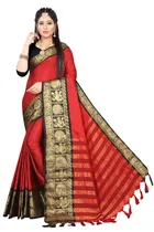 Cotton Embellished Saree for Women 