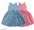 Pack Of 2 Frocks & Dresses for Girls 
