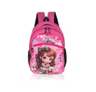 KG Kids Pretty Girl Pink School Bag (Pack of 1, Pink)