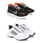 Sports Shoes for Men, Multicolor, Pack of 2 