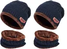 Woolen Cap with Neck Warmer for Men & Women 