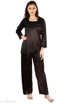 Satin Nightsuit Set for Women 