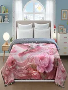 Homitecture 220 GSM Microfiber Reversible AC Comforter/Blanket for Winter/Quilt/Duvets for Double Bed Size