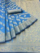 Organza Printed Saree for Women 