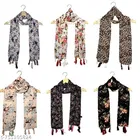 Stylish Ladies Scarves for Women, Pack of 6