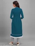 Naira Cut Rayon Embellished Kurti for Women 