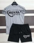 Half Sleeves T-Shirt with Shorts for Men 