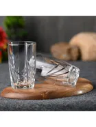 Afast Crystal clear Glass Water Glasses Set of 
