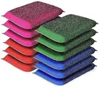 Scratch Proof Kitchen Utensils Scrubber Pads (Multicolor, Pack of 12)