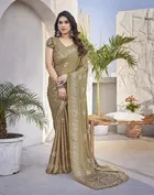 Chiffon Printed Saree for Women 