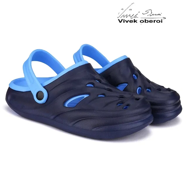Bersache Clogs for Men (Blue, 7)