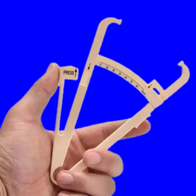 Lightweight Eco-Friendly Body Fat Measuring Caliper (Multicolor, Pack of 1)