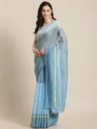 शारदा क्रिएशन पॉलीकॉटन डाइड वाशेड साड़ी 