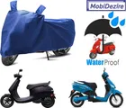 Polyester Waterproof Scooty Cover with Mirror Pocket for Vespa Lx, Lx125, Sxl 125, Sxl 150, Vxl, Vxl 125, Vxl150 (Blue)