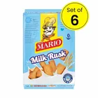 Mario Milk Rusk 130 g (Pack of 6)