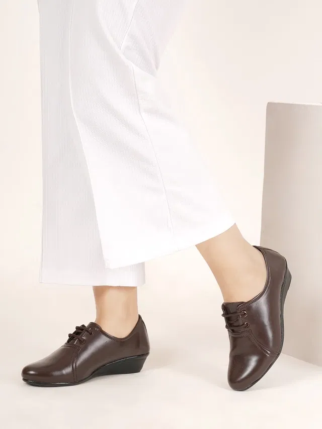 Formal Shoes for Women (Brown, 6)