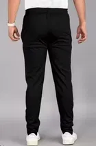 Polyester Blend Slim Fit Track Pants for Men 