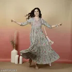 Viscose Rayon Kurti for Women, Beige 