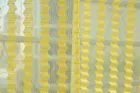 Sheer Plain Yellow Door Curtain 7ft Combo 