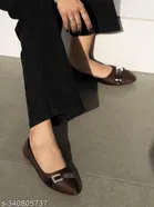 Solid Flatform Ballerinas for Women 