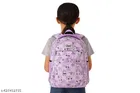 Polyester Backpack Bag, Purple
