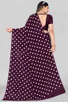 Georgette Printed Saree for Women 