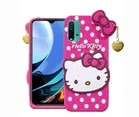 Hello Kitty Back Cover for Redmi 9 Power (Pink)