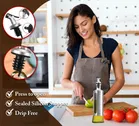 Stainless Steel & Glass Oil Dispenser Bottle 500ML