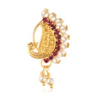 Designer Gold Plated Nosepin for Women 