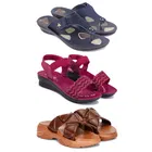 Combo of Slippers with Sandals & Sliders for Women 